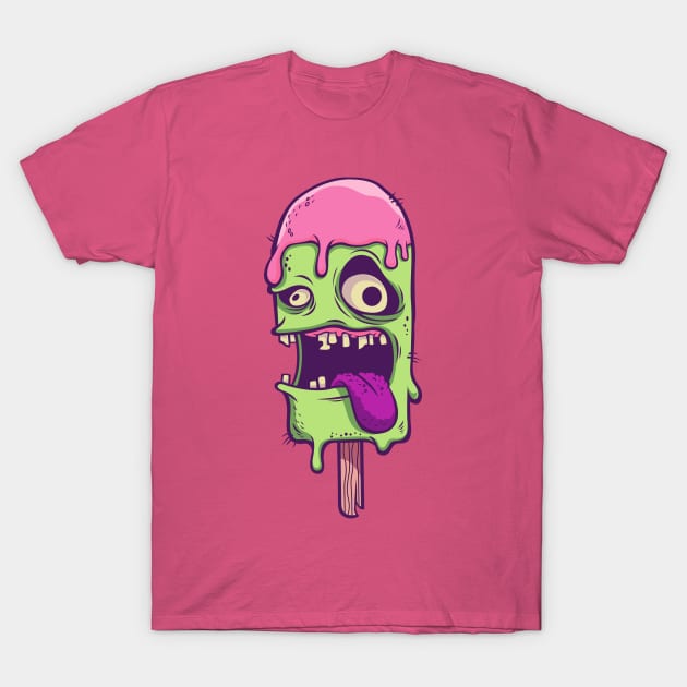 Monster Ice Cream T-Shirt by mertkaratay